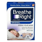 BREATH RIGHT Ρινικές Ταινίες για Ανακούφιση από την Ρινική Συμφόρηση, Μεγάλο Μέγεθος 30 τεμάχια