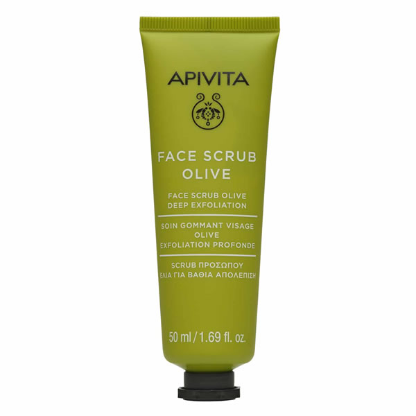 10-22-45-052-face-scrub-olive-50ml APIVITA Face Scrub Προσώπου Ελιά για Βαθιά Απολέπιση 50ml - Image 1