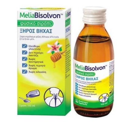 MeliaBisolvon Φυσικό Σιρόπι για Ξηρό Βήχα 100ml