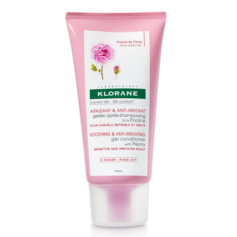 3282770107050-new KLORANE Pivoine Gel, για το Ευαίσθητο & Eρεθισμένο Τριχωτό