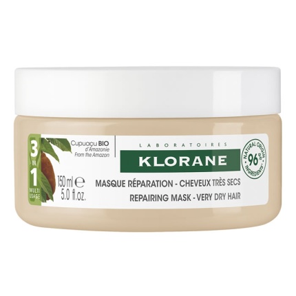KLORANE, Μάσκα Θρέψης & Επανόρθωσης για Ξηρά Μαλλιά με Βούτυρο