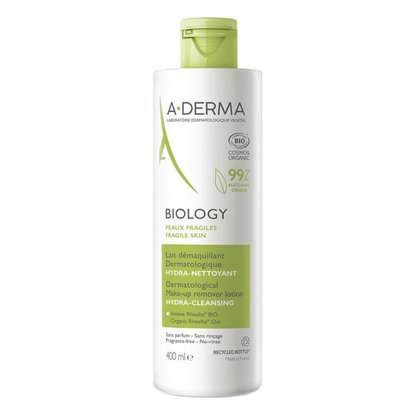 3282770146530 A-DERMA Biology Dermatological Make-Up Remover Lotion 400ml - Image 1