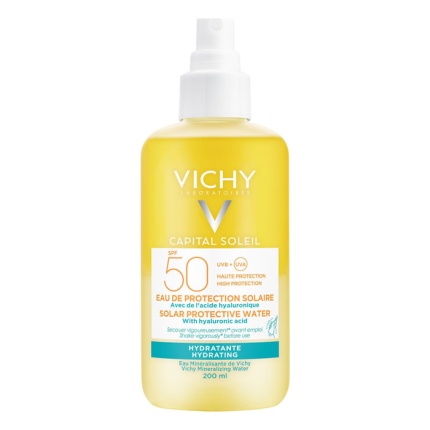VICHY Ideal Soleil Solar Protective Water Hydrating SPF50, Ενυδατικό Νερό Προστασίας Από Τον Ήλιο