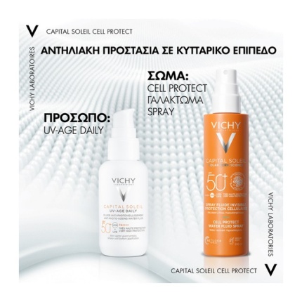 VICHY Capital Soleil Cell Protect SPF50+ Αντηλιακό Spray