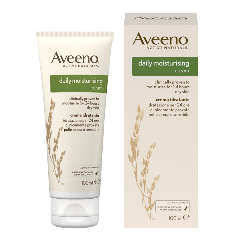 3574660332490-new-1 AVEENO Cream Ενυδατική Κρέμα Σώματος για Ευαίσθητες Επιδερμίδες 100ml