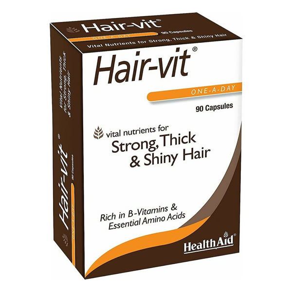 5019781000784 HEALTH AID Hair Vit 90 Κάψουλες - Image 1