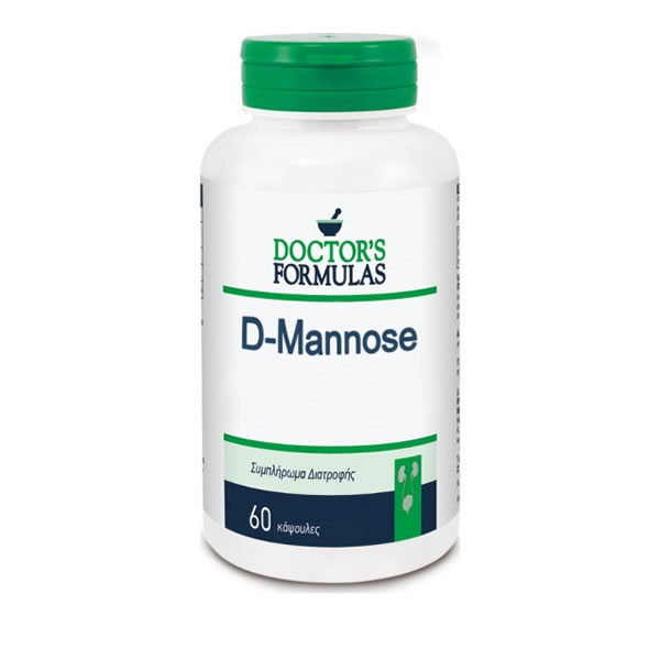 5200403400512 DOCTOR'S FORMULA D-Mannose Συμπλήρωμα Διατροφής Προφύλαξη Λοιμώξεων του Ουροποιητικού Συστήματος 60 Κάψουλες - Image 1