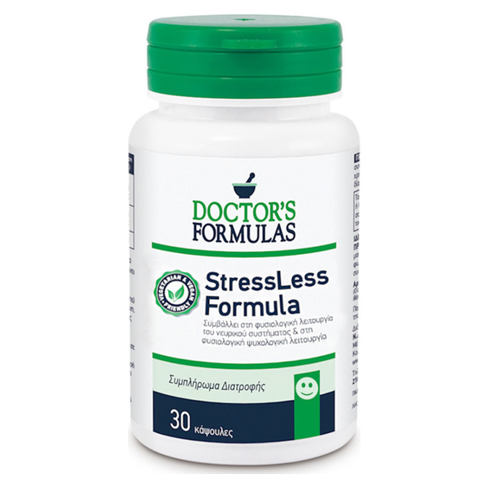 5200403400574 DOCTOR'S FORMULAS Stressless Formula για τη Φυσιολογική Ψυχολογική Λειτουργία 30 κάψουλες - Image 1