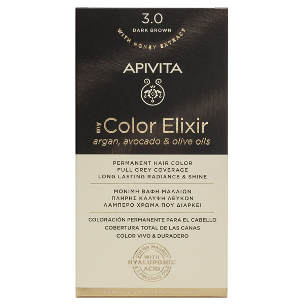 5201279076979 APIVITA My Color Elixir N3,0 Καστανό Σκούρο