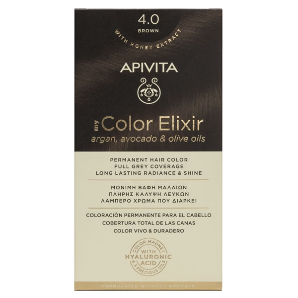 5201279076986 APIVITA My Color Elixir N4,0 Φυσικό Καστανό