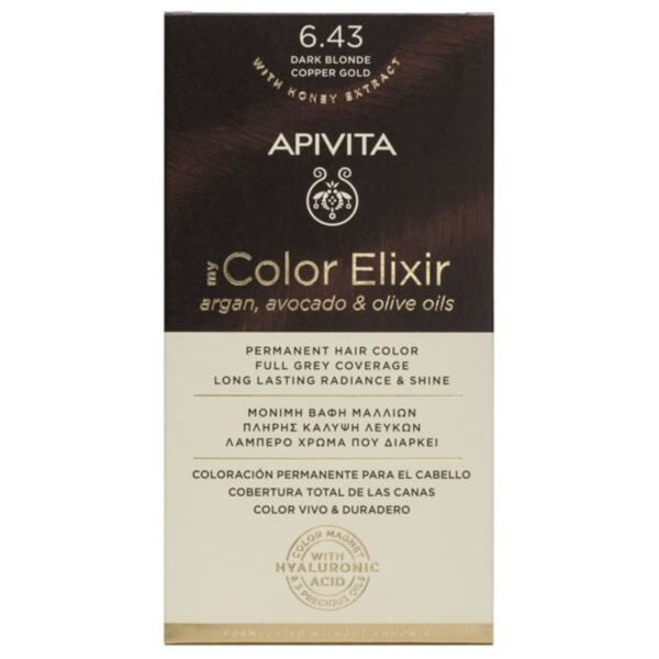 5201279077136 APIVITA My Color Elixir N6.43 Ξανθό Σκούρο