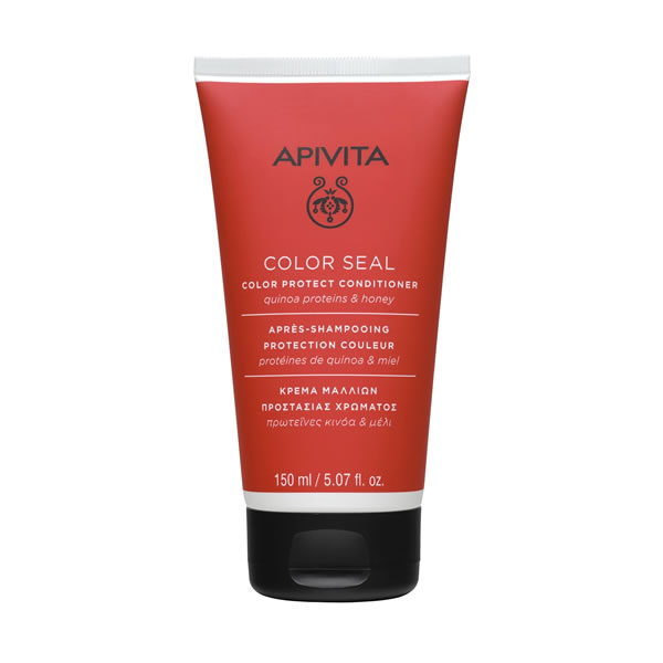 5201279080822 APIVITA Κρέμα Μαλλιών Προστασίας Χρώματος με Πρωτεΐνες Κινόα & Μέλι 150ml - Image 1