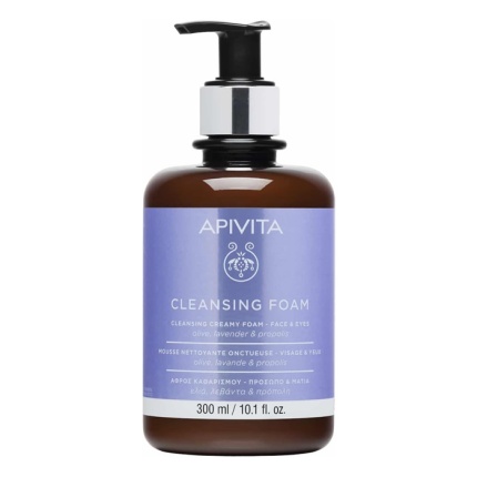 APIVITA, Cleansing Creamy Foam, Αφρός Καθαρισμού Προσώπου, Αφρός Καθαρισμού Ματιών