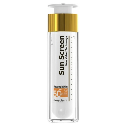 FREZYDERM, sun screen velvet, SPF50+, 5202888222290, αντηλιακό προσώπου