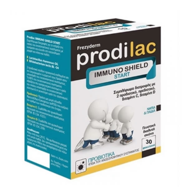 5202888320118 FREZYDERM Prodilac Immuno Shield Start για Νήπια/Παιδιά 30 φακελάκια - Image 1