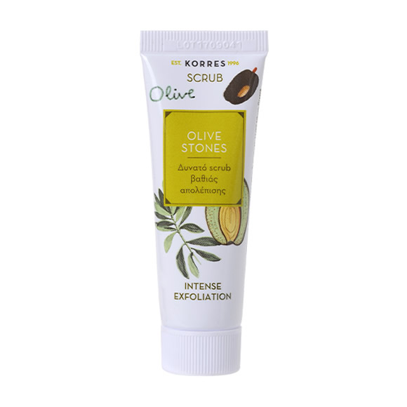 5203069072420-new KORRES Olive Stones Ιntense Exfoliation Δυνατό Scrub Βαθιάς Απολέπισης 18ml
