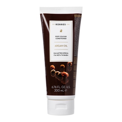 KORRES Argan Oil Post-Colour Conditioner Μαλακτική Κρέμα για Μετά τη Βαφή 200ml