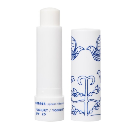 KORRES Lip Balm Yoghurt SPF20, Ενυδατική Φροντίδα για τα Χείλη Γιαούρτι με Αντιηλιακή Προστασία