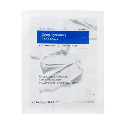 KORRES Γιαούρτι Υφασμάτινη Μάσκα Προσώπου για Ενισχυμένη Ενυδάτωση