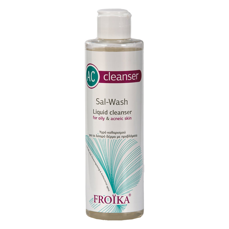 5204799050016-new FROIKA AC Sal Wash Cleanser, Υγρό Καθαρισμού