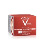 VICHY Liftactiv Collagen Specialist Αντιρυτιδική Κρέμα Νύχτας 50ml - Image 2