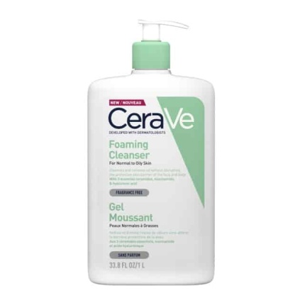CeraVe Foaming Cleanser Gel, Normal to Oily Skin