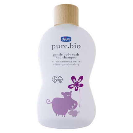 CHICCO Baby Pure Bio Απαλό Βιολογικό Αφρόλουτρο-Σαμπουάν 200ml