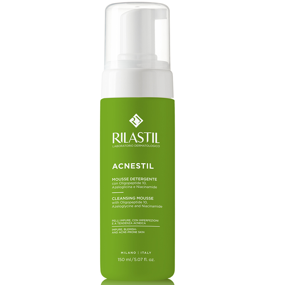 8050444852637 RILASTIL Acnestil Cleansing Mousse Καθαριστικός Αφρός για Επιδερμίδα με Τάση Ακμής 150ml