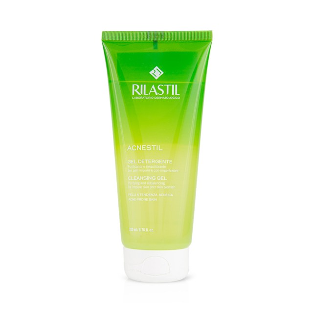 8050444858592 RILASTIL Acnestil Cleansing Gel, Καθαρισμού Προσώπου για Επιδερμίδες με Τάση Ακμής