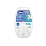 CHICCO Θηλή Σιλικόνης Ρ5 Γρήγορη Ροή 4m+ 2τμχ