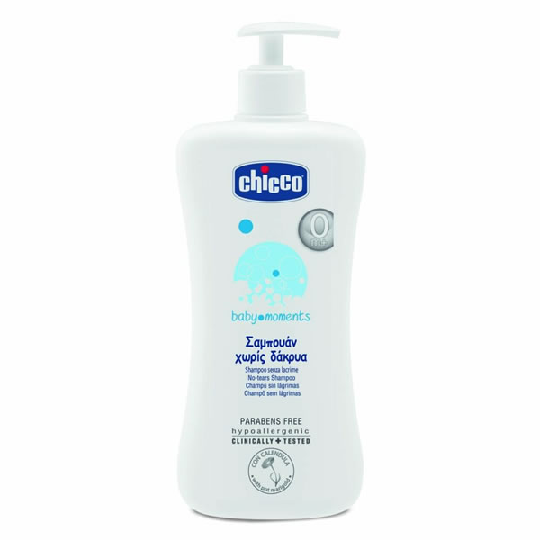 8058664138425 CHICCO Αφρόλουτρο Σαμπουάν Baby Moments 500ml