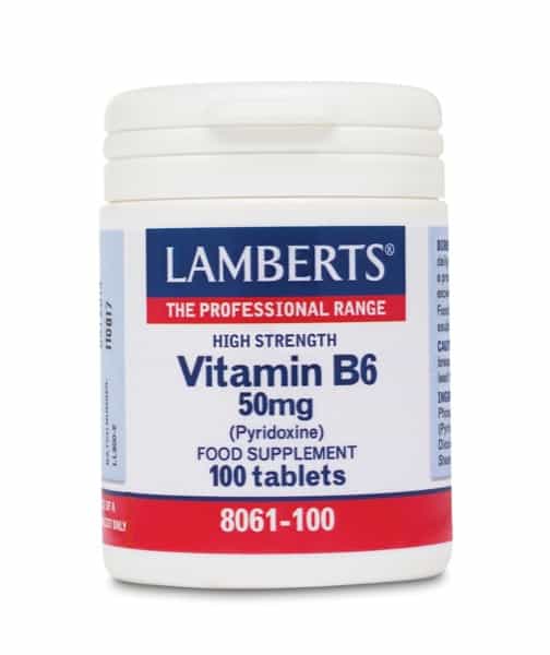 8061_100 LAMBERTS B-6 50mg 100 tabs (Pyridoxine) - Image 1