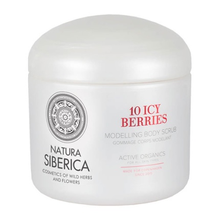NATURA SIBERICA Copenhagen 10 Icy Berries Body Scrub, Σμίλευση Σιλουέτας