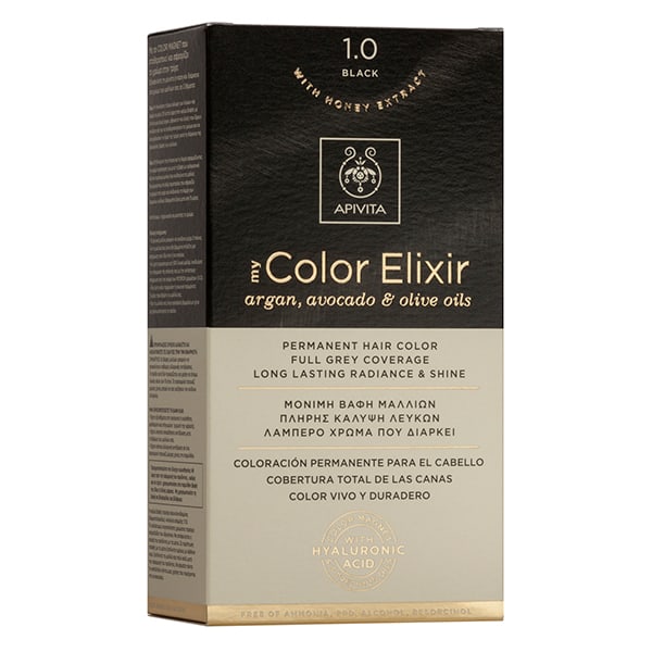 apivita-my-color-elixir-1-0-black APIVITA My Color Elixir Βαφή Μαλλιών 1.0 Μαύρο