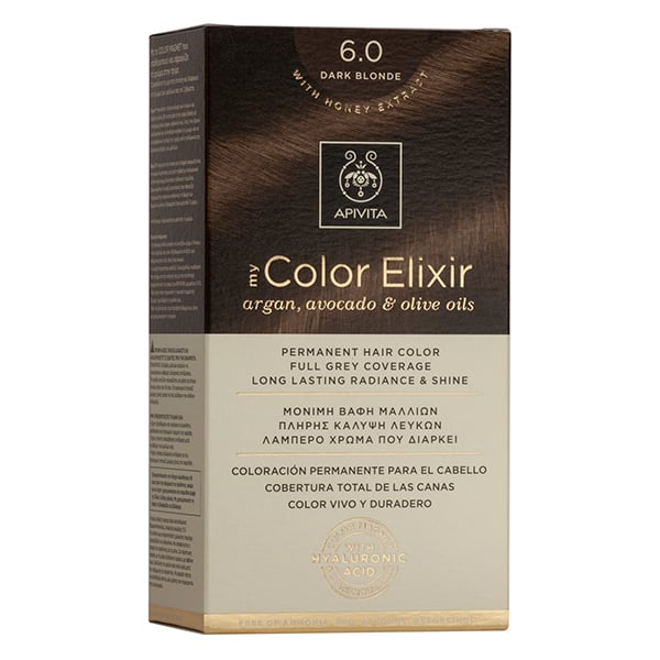 apivita-my-color-elixir-6-0-dark-blonde APIVITA My Color Elixir Βαφή Μαλλιών 6.0 Ξανθό Σκούρο