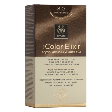 APIVITA My Color Elixir Βαφή Μαλλιών 8.0 Ξανθό Ανοιχτό