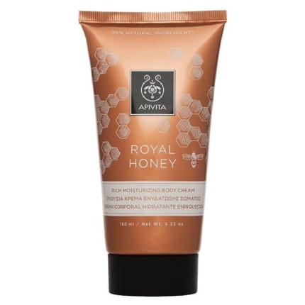 APIVITA BODY CREAM ROYAL HONEY Πλούσια Κρέμα Ενυδάτωσης Σώματος