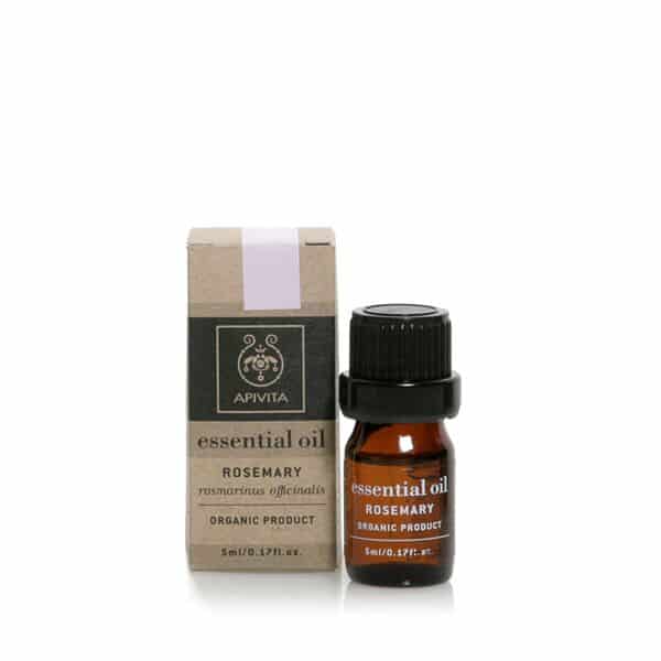 apivita_essential_oil_rosemary APIVITA ESSENTIAL OIL ROSEMARY αιθέριο έλαιο δενδρολίβανο 5ml - Image 1