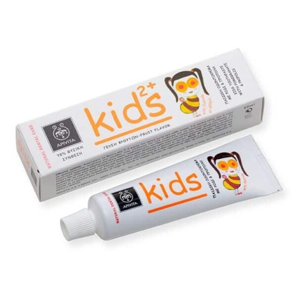 APIVITA KIDS TOOTHPASTE παιδική οδοντόκρεμα με ρόδι