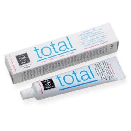 APIVITA TOOTHPASTE ΤΟΤΑL οδοντόκρεμα με δύοσμo & πρόπολη