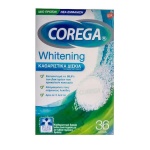 COREGA Whitening Καθαριστικά Αναβράζοντα Δισκία Οδοντοστοιχιών 36Τμχ