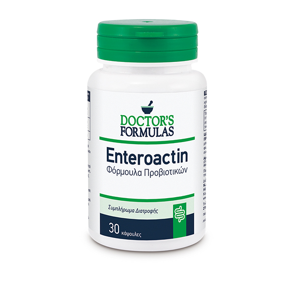 doctors-formulas-enteroactin-30caps DOCTOR'S FORMULAS Enteroactin 30 κάψουλες - Image 1