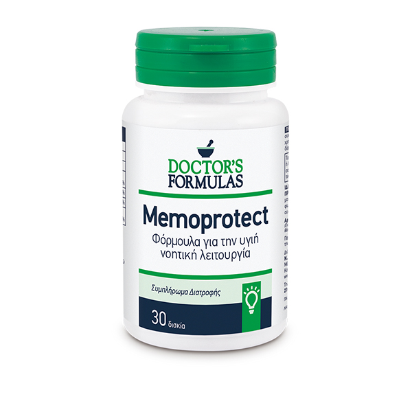 doctors-formulas-memoprotect-30caps DOCTOR'S FORMULAS Memoprotect Φόρμουλα Για Την Υγιή Νοητική Λειτουργία, 30 Δισκία - Image 1