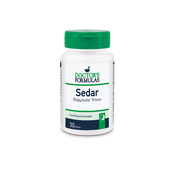 doctors-formulas-sedar-30tabs DOCTOR'S FORMULAS Sedar Φόρμουλα Ύπνου 30 Δισκία - Image 1