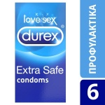 Durex Προφυλακτικά Extra Safe 6τεμ