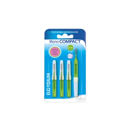 ELGYDIUM Monocompact green, Μεσοδόντια Βουρτσάκια