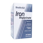 HEALTH AID IRON bisglycinate 30tabs