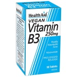 HEALTH AID B3 (Niacin) 250mg 90tabs