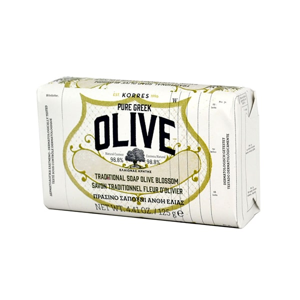 korres-pure-greek-olive-min KORRES Pure Greek Olive Πράσινο Σαπούνι Άνθη Ελιάς 125gr