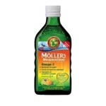 MOLLER S Cod Liver Oil Tutti Frutti, Μουρουνέλαιο με Γεύση Φρούτων 250ml